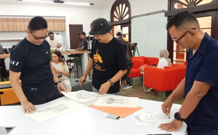 Ini Dia Sketsa Menarik Gedung Museum Pos Indonesia