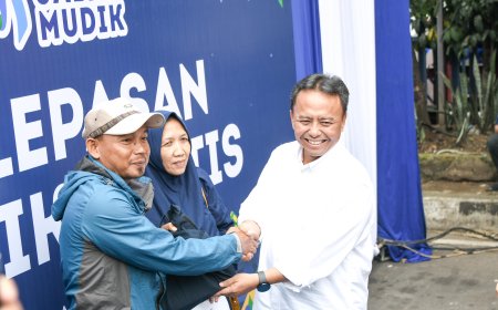 Sekda Jabar Lepas 2.034 Pemudik di Terminal Cicaheum