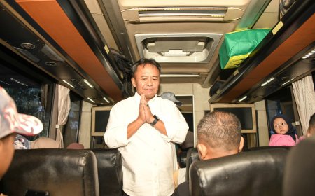 Lepas Mudik Gratis, Sekda Jabar Harap Masyarakat Bahagia