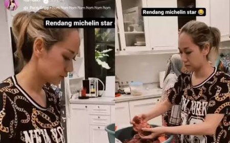 BCL Jago Masak Rendang untuk Lebaran Tahun Ini!