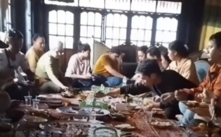 Sopir Bus Ini Ajak Pemudik Makan di Rumahnya