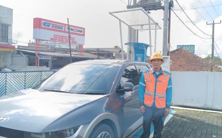 Arus Balik 2024, Petugas Siap Bantu Pengguna Kendaraan Listrik