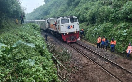 Pascagempa Garut, Daop 2 Bandung Pastikan Perjalanan Kereta Aman