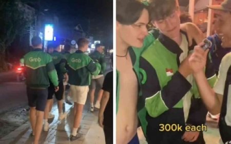 Jaket Ojol Jadi Tren Fashion Bule di Bali, Kok Bisa?