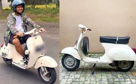 Vespa Darling 50S Milik Almarhum Babe Cabita Dilelang Untuk Pembangunan Masjid dan Pesantren