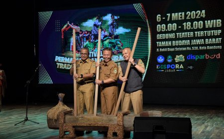 Buka Festival Permainan dan Olahraga Tradisional Jabar 2024, Herman: Asah Intuisi Anak