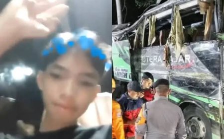 Viral Live TikTok Diduga saat Kecelakaan Bus SMK Lingga Kencana di Subang