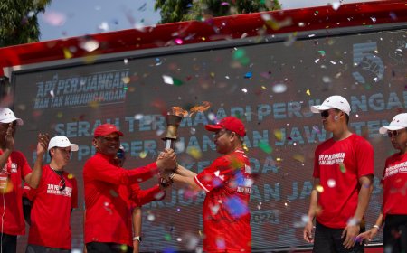Ratusan Kader PDIP Sambut Obor Api Perjuangan dari Mrapen