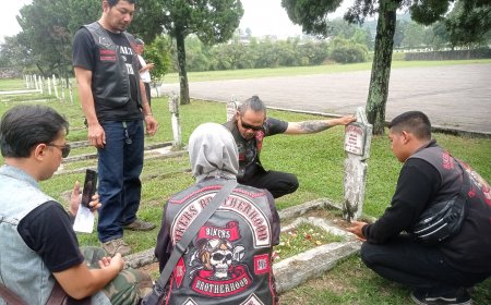 Ternyata, Bikers Brotherhood 1%MC Masih Eksis Berbhakti untuk Negeri