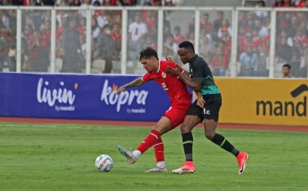 Timnas Indonesia vs Tanzania Berakhir Tanpa Gol