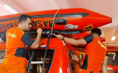 Basarnas Bandung Cari Korban Anak Tenggelam di Waduk Saguling