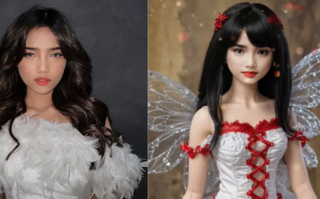 Viral, Boneka Barbie Berwajah Fuji Bikin Heboh Warganet