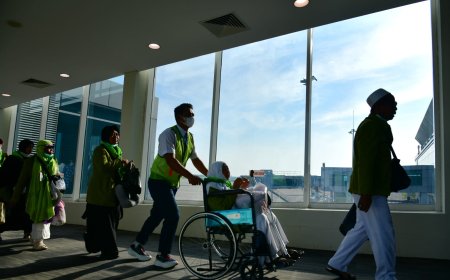 440 Jemaah Haji Kloter 1 Tiba di BIJB Kertajati