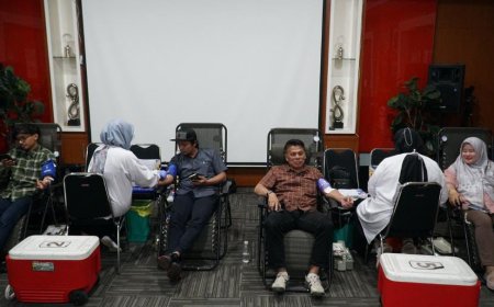 PLN UIP JBT Sumbang Puluhan Labu Darah