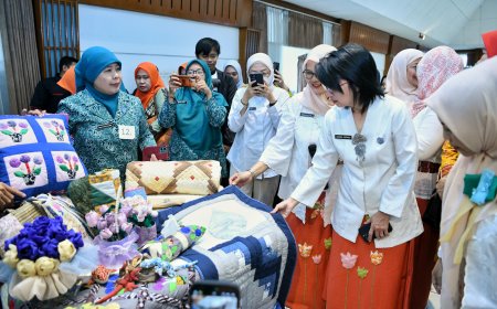 Peduli Lingkungan, TP PKK Jabar Gelar Lomba Pemanfaatan Limbah Kain Perca