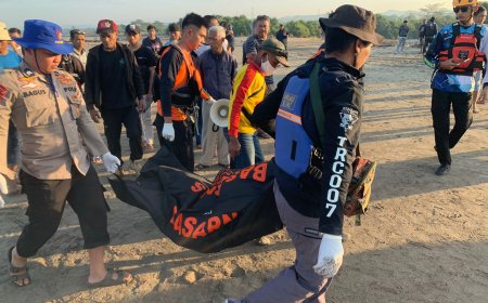Satu Korban Terseret Arus di Pantai Karang Papak Ditemukan
