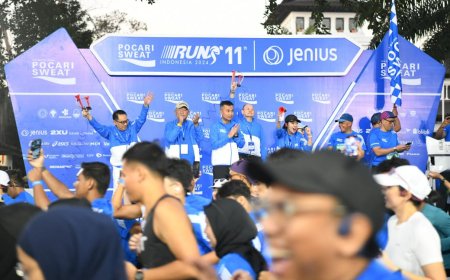 Bersama Ribuan Peserta, Penjabat Gubernur Jabar Ikut Berlari 5 Kilometer