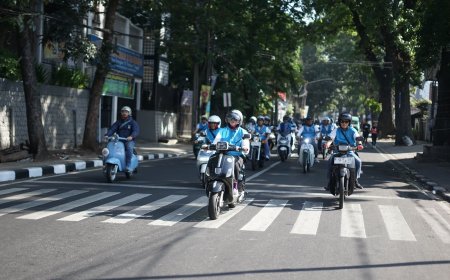 Jelang HUT ke-79 RI, Puluhan Peserta Ikuti  Touring Kendaraan Listrik
