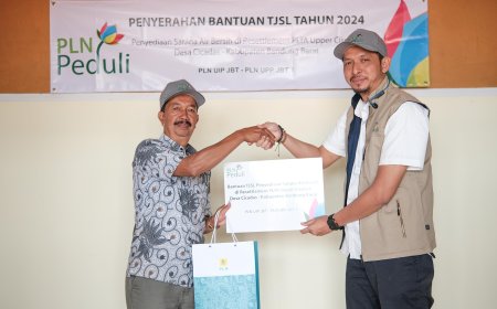 Ratusan Kepala Keluarga di Proyek PLTA Upper Cisokan Saat Ini Bisa Menikmati Air Bersih