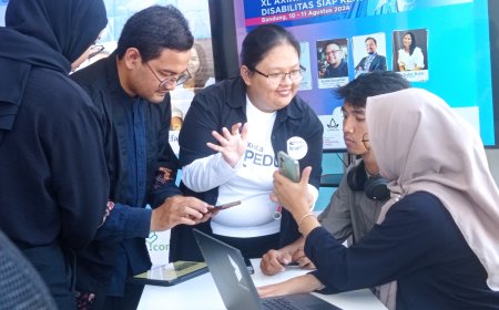 XL Axiata Beri Pelatihan Teknologi Digital Bagi Penyandang Disabilitas di Bandung