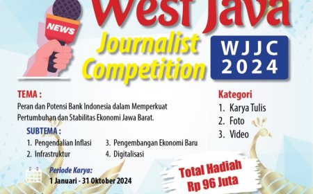 Lomba Jurnalistik Bank Indonesia Jabar kembali Digelar, Total Hadiah Puluhan Juta