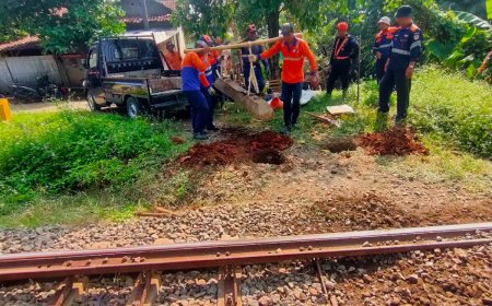 Tekan Angka Kecelakaan, Dua Perlintasan Sebidang Liar Kereta Api Ditutup