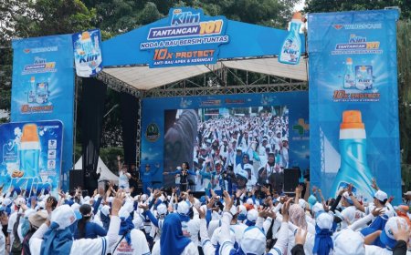 SoKlin Tantangan 101 Pecahkan Rekor MURI
