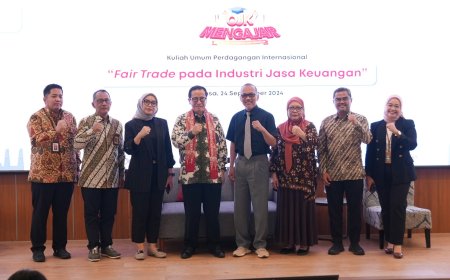 OJK Berkomitmen Ciptakan Fair Trade pada Industri Jasa Keuangan 