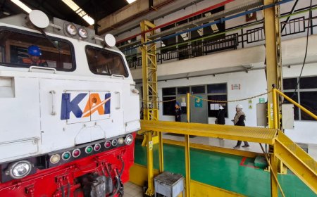KAI Daop 2 Bandung Siapkan 24 Lokomotif Handal untuk Layani Pelanggan