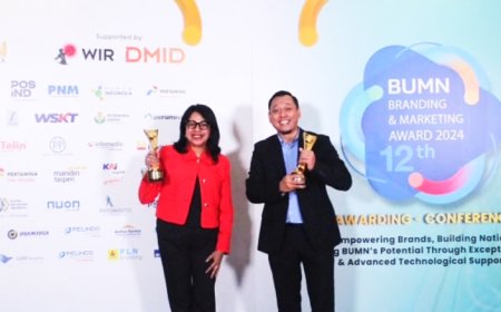 Pos Indonesia Sabet Dua Penghargaan BUMN Branding dan Marketing Awards 2024