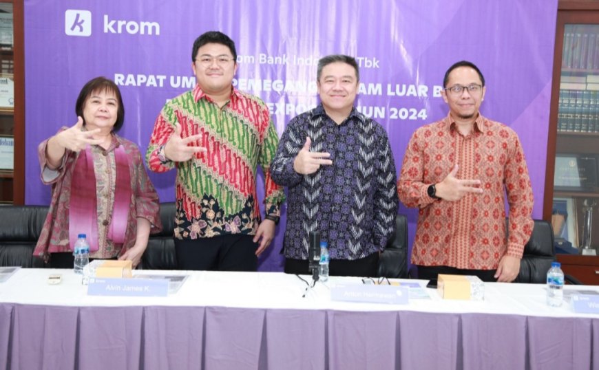 Krom Bank Tutup Kuartal III dengan Pertumbuhan DPK hingga 540 Persen