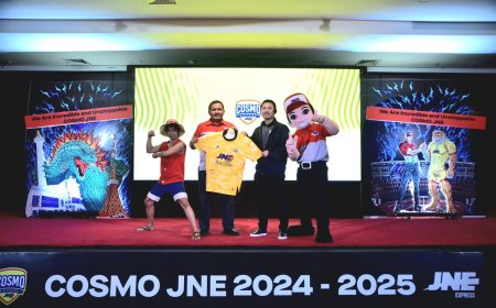 JNE Kembali Dukung Tim Cosmo JNE FC di Liga Futsal Profesional 2024/2025