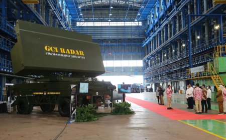 PT Len Industri Produksi 13 Radar CGI untuk Tingkatkan Keamanan Udara Indonesia