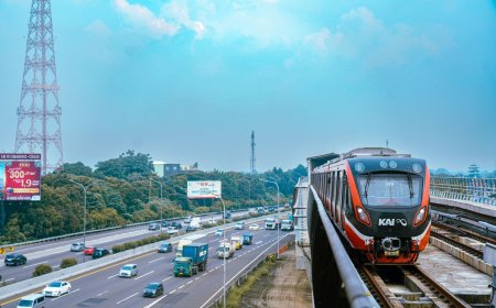 LRT Jabodetabek Siapkan 5.598 Perjalanan  Saat Angkutan Nataru 2024/2025
