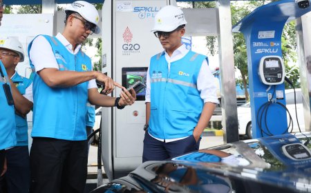 Wamen BUMN Cek Langsung Kesiapan SPKLU PLN Layani Kebutuhan Nataru