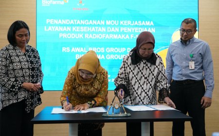 Bio Farma Group dan RS Awal Bros Tandatangani Kerja Sama Strategis Tingkatkan Layanan Kesehatan