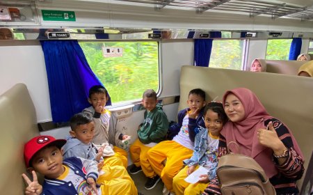 Serunya Edukasi Kereta Api di Tasikmalaya, Ribuan Anak Belajar Cinta Transportasi Umum