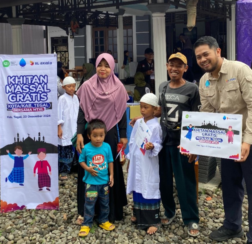 128 Anak Ikuti Khitanan Masal yang Difasilitasi Karyawan XL Axiata