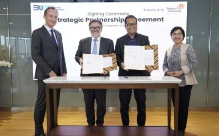 Telkom Gaet Thales, Dukung Percepatan Pertumbuhan Ekonomi Indonesia