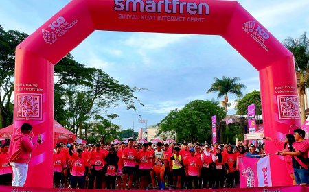 600 Peserta Ikuti Smartfren Fun Run 2025 Cimahi