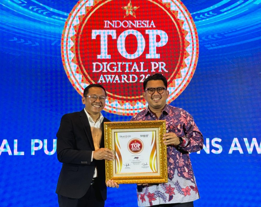JNE Raih Penghargaan Bergengsi di Indonesia TOP Digital PR Award 2025