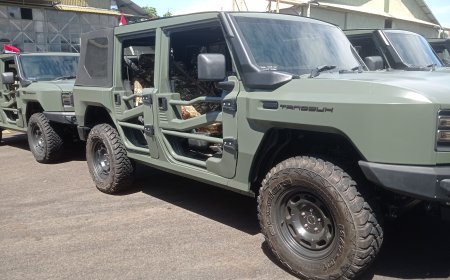 Intip Teknologi Mobil Maung MV3 Pindad