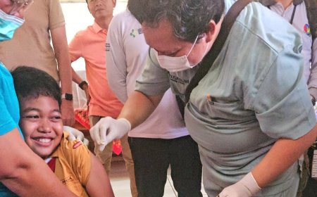 Tekan Angka Demam Berdarah, Bio Farma Vaksinasi 500 Anak Gianyar Bali