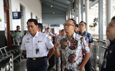 Dirut KAI Tinjau Stasiun Tasikmalaya, Bahas Pengembangan dan Kesiapan Angkutan Lebaran 2025