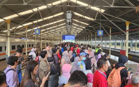 Puncak Arus Mudik 2025, 18 Ribu Penumpang Berangkat dari Wilayah Daop 2 Bandung