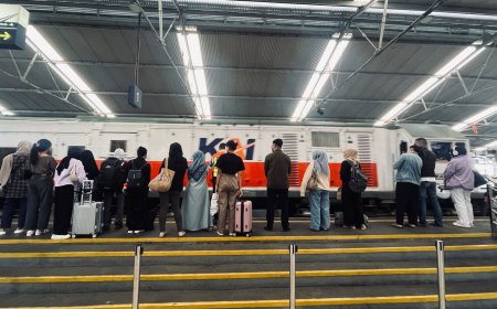 Hari Pertama Lebaran, Penumpang Commuterline Wilayah 2 Bandung Tembus 38 Ribu