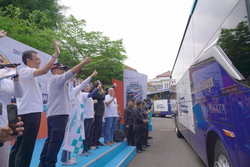 Bio Farma Siapkan 12 Bus Bagi Pemudik Lebaran 2025