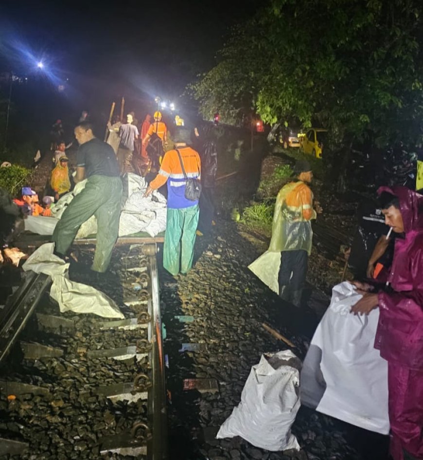 KAI Daop 2 Bandung Kerahkan Tim Maksimal Perbaiki Jalur Ciamis-Manonjaya