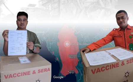 Bio Farma Salurkan 200 Dosis Vaksin untuk Misi Kemanusiaan di Myanmar