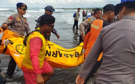 Korban Terseret Arus di Pangandaran Ditemukan Meninggal, Operasi SAR Resmi Ditutup